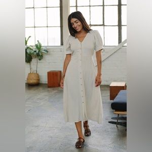 Rachel Pally LINEN PIPER DRESS